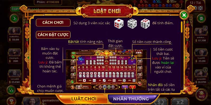 Khám phá sơ lược về tựa game Sicbo